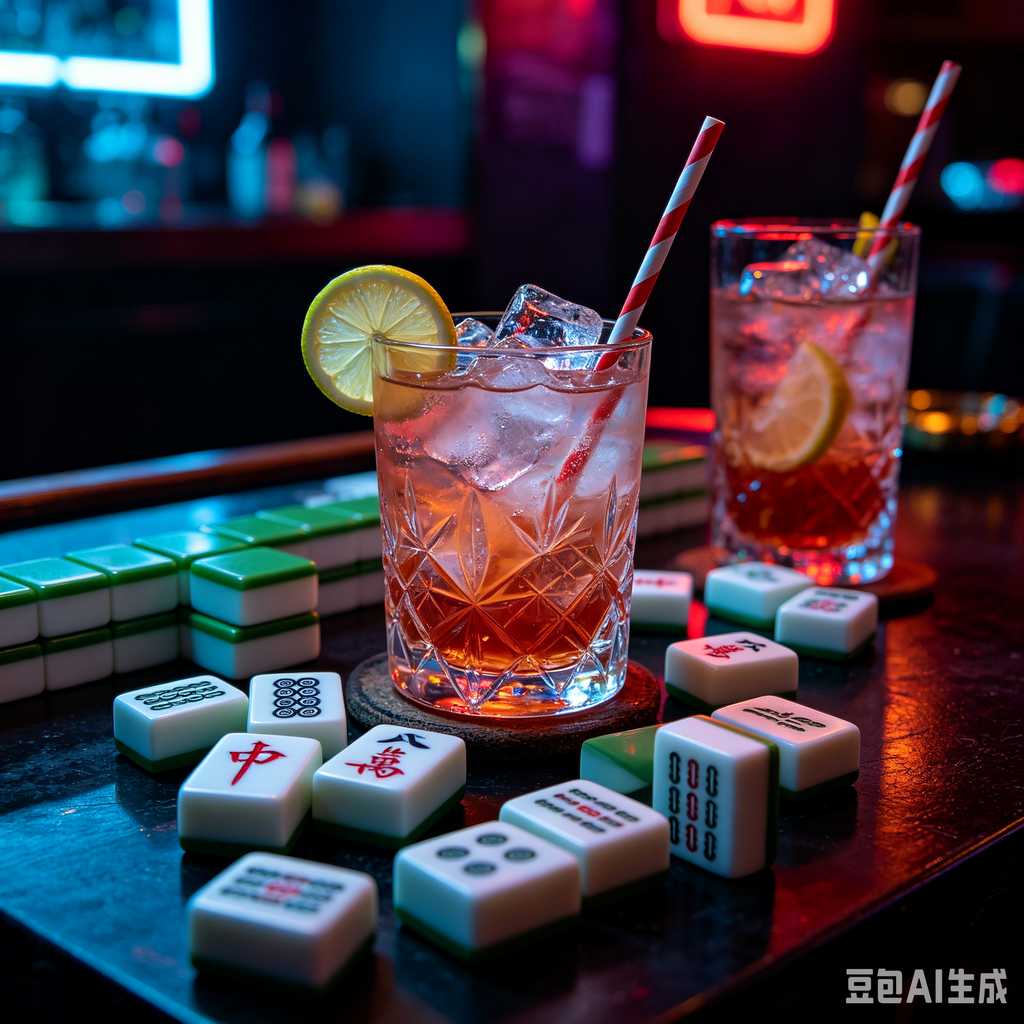 colorful mini mahjong tiles