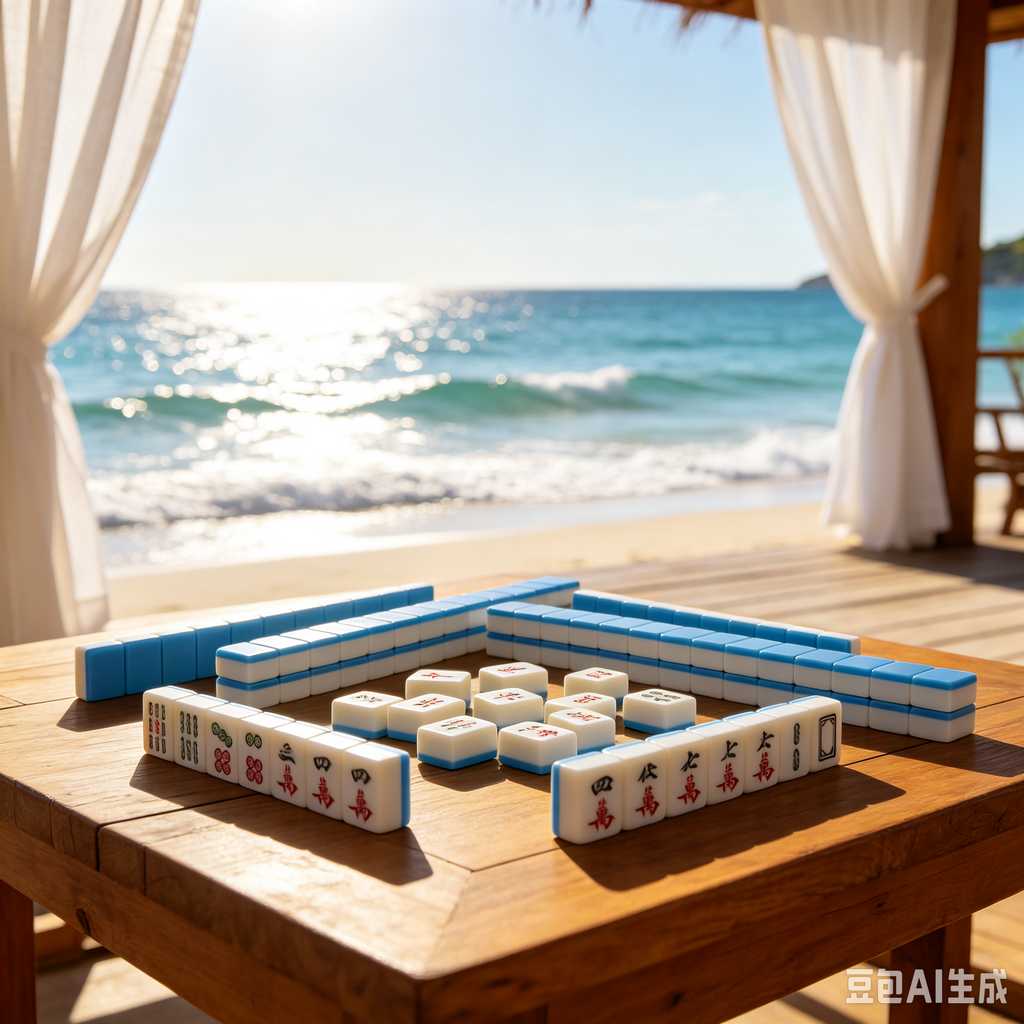 handheld mahjong tiles set