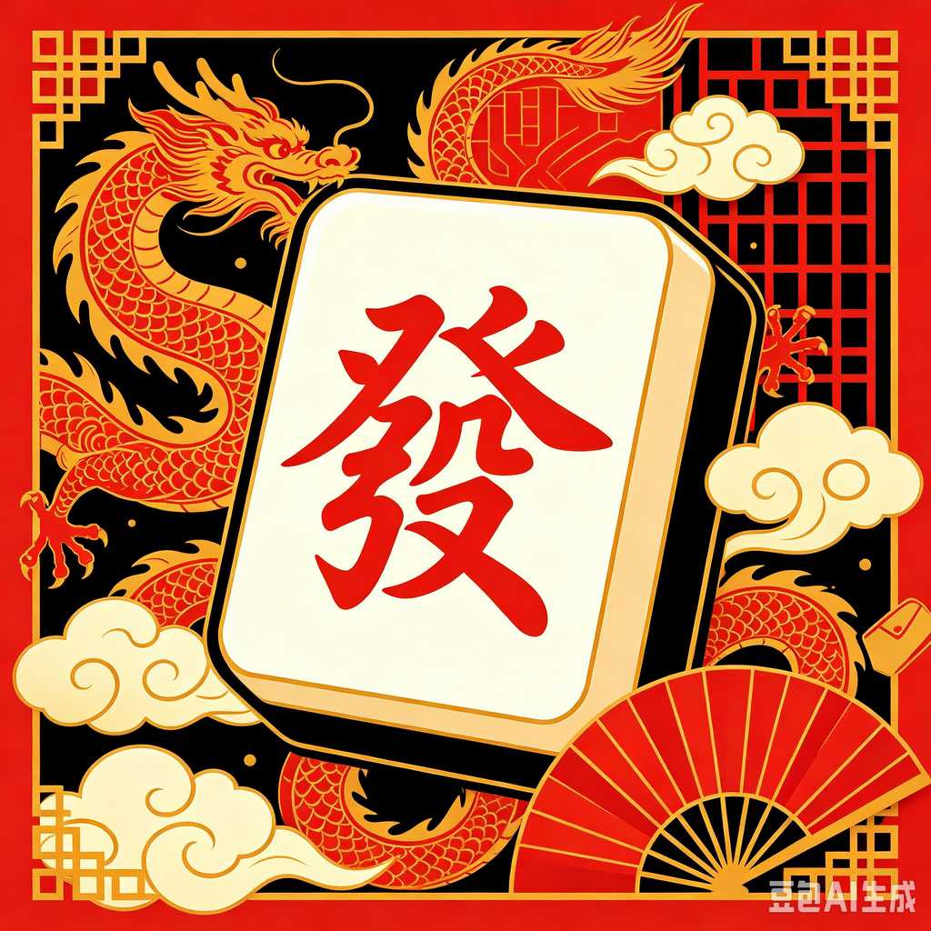 unique decoration mahjong tiles