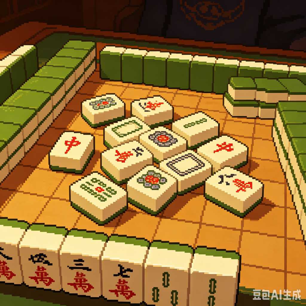 colorful mahjong score chips