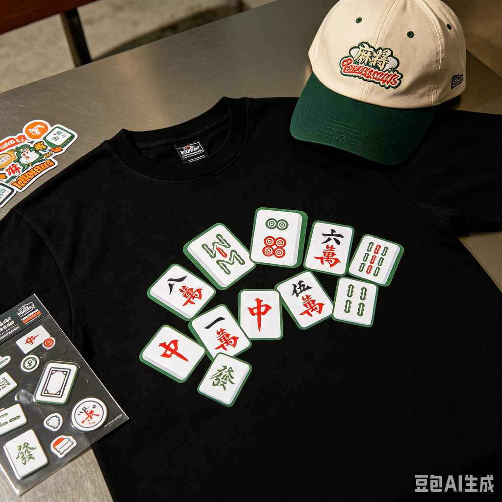 water resistant print mahjong tiles