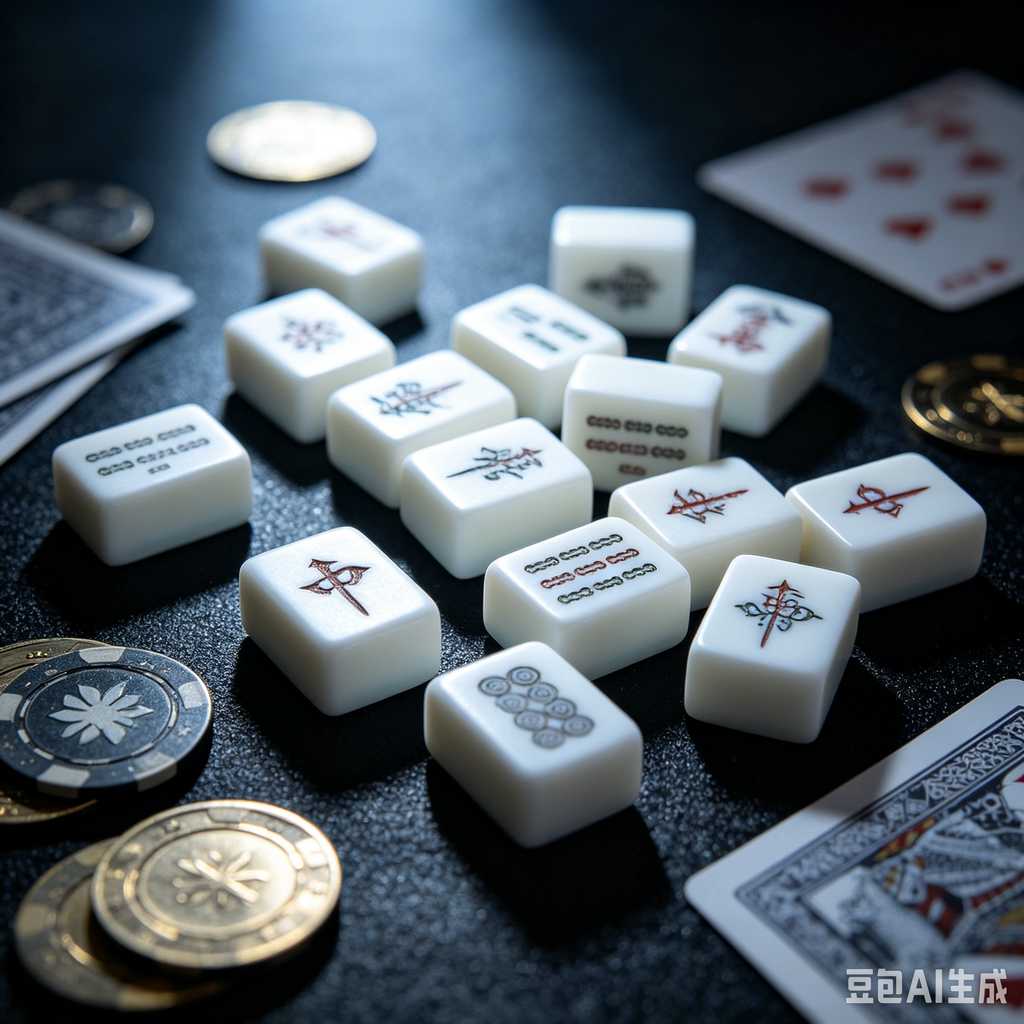 bright color mahjong tiles