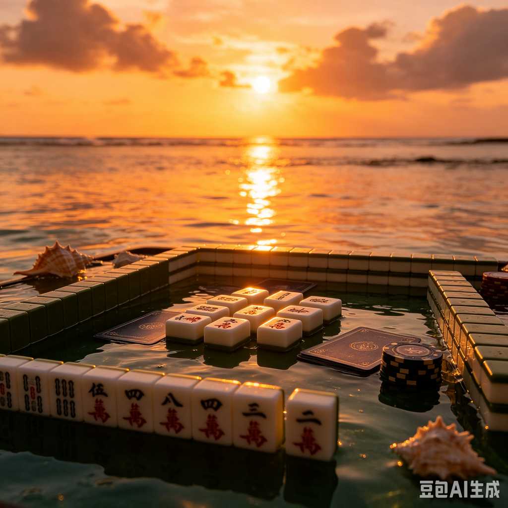 mahjong set for home entertainment